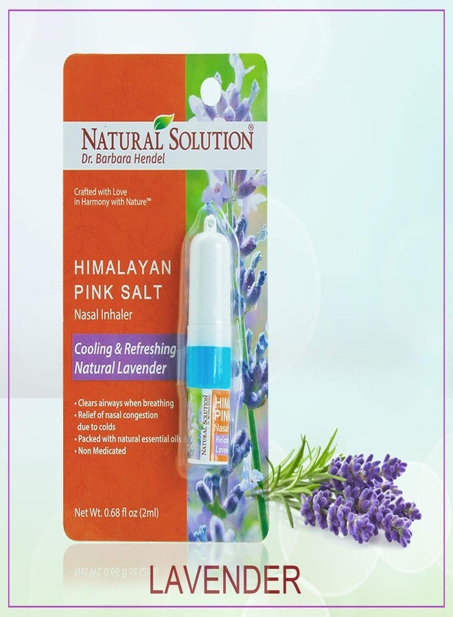 Natural Solution LAVENDER NETI INHALER Sinus & Lung Relief. HIMALAYAN SALT AIR! Respiratory Wellness. Clearing, Healing Ions Aromatherapy. Handy Portable - Image 2